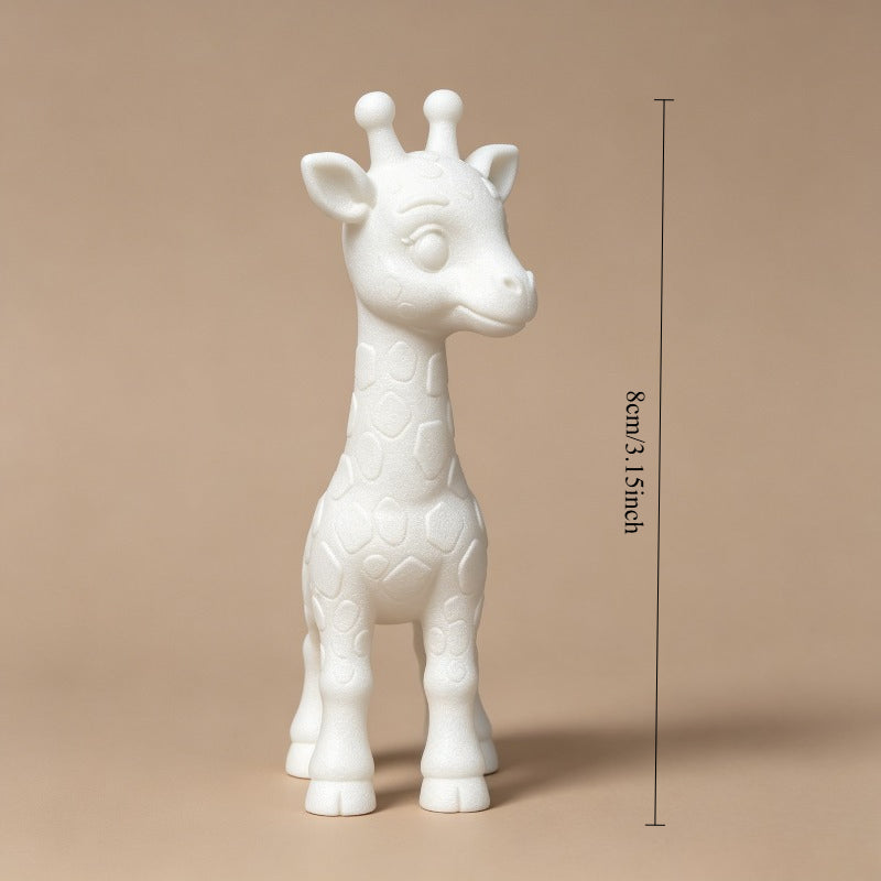 Tnessential Printed Mini Giraffe Small Statue Ornament 3D Decor