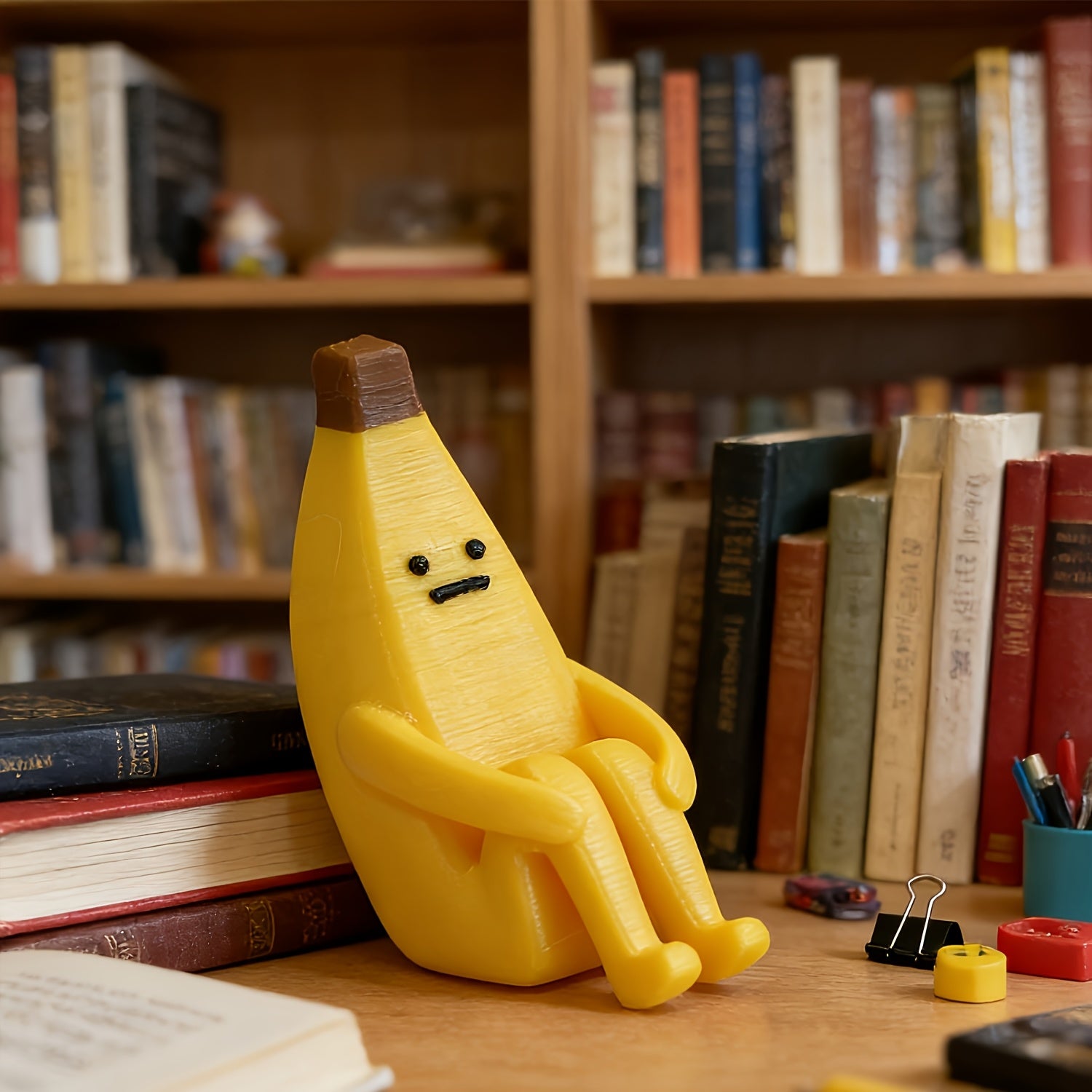 Tnessential U002f2/3pcs Anxiety Bananas 3D Printed Ornaments 3D Decor