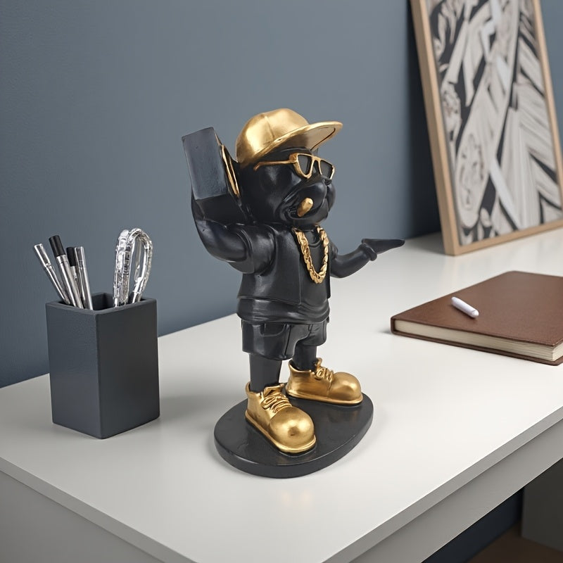 Tnessential French Bulldog Figurine Desk Decor 3D Decor
