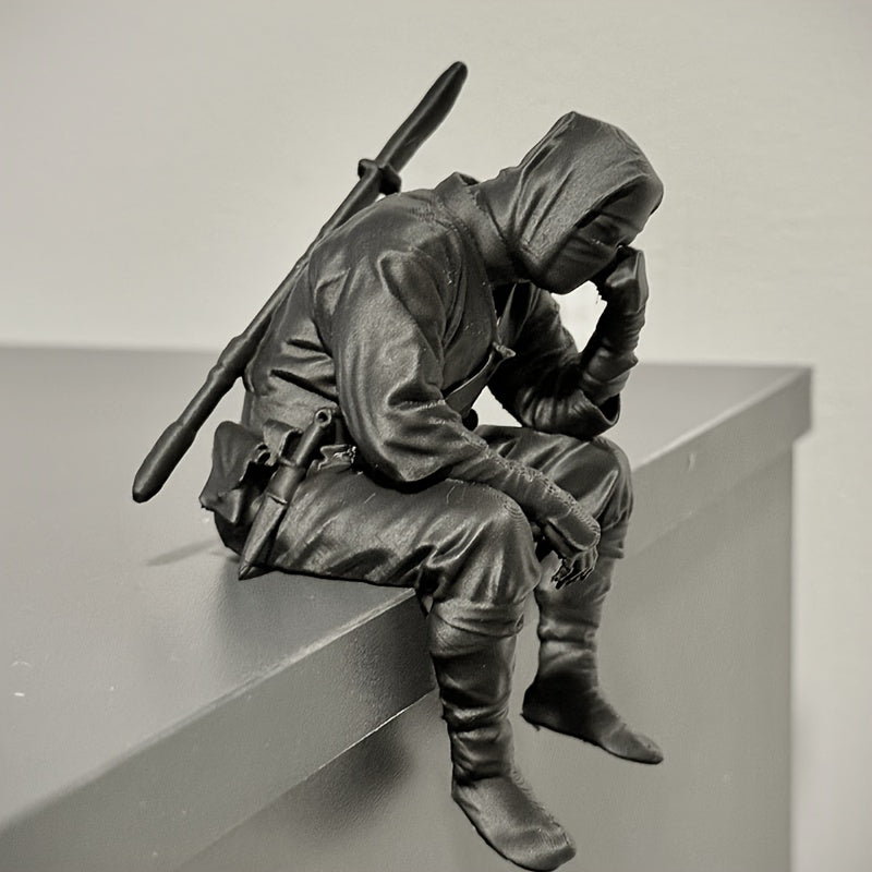 Tnessential Sad Ninja Figurine 3D Decor