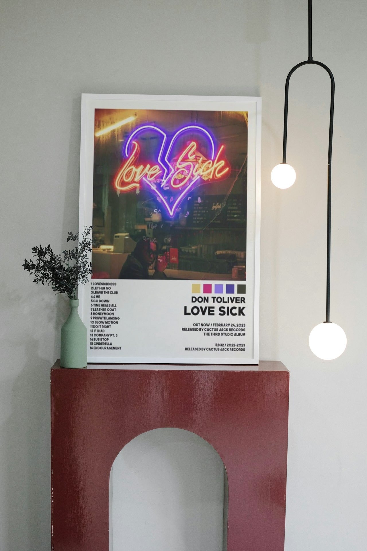 DON TOLIVER " RAP SICK " CANVAS POSTER