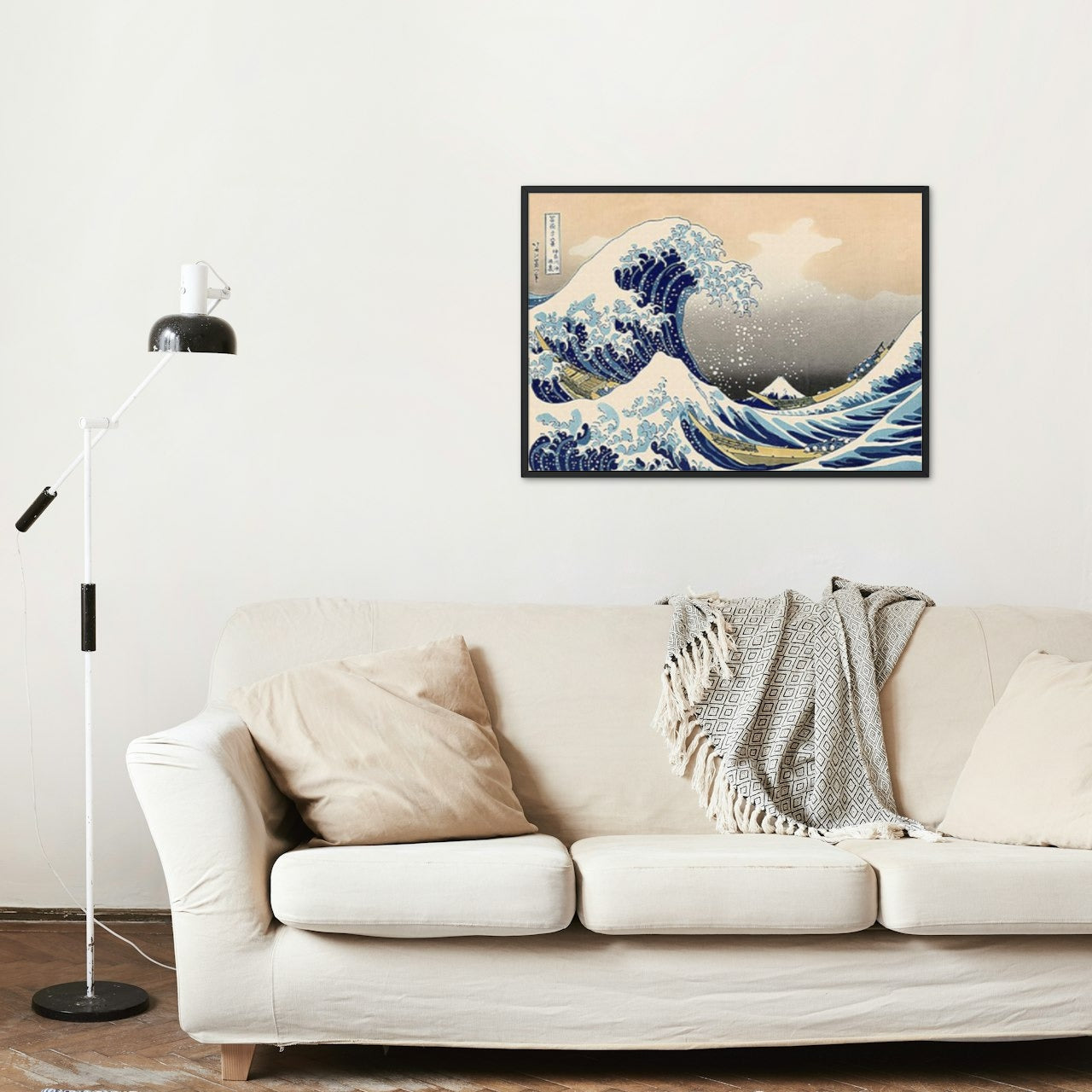 THE GREAT WAVE KATSUSHIKA HOKUSAI CANVAS POSTER