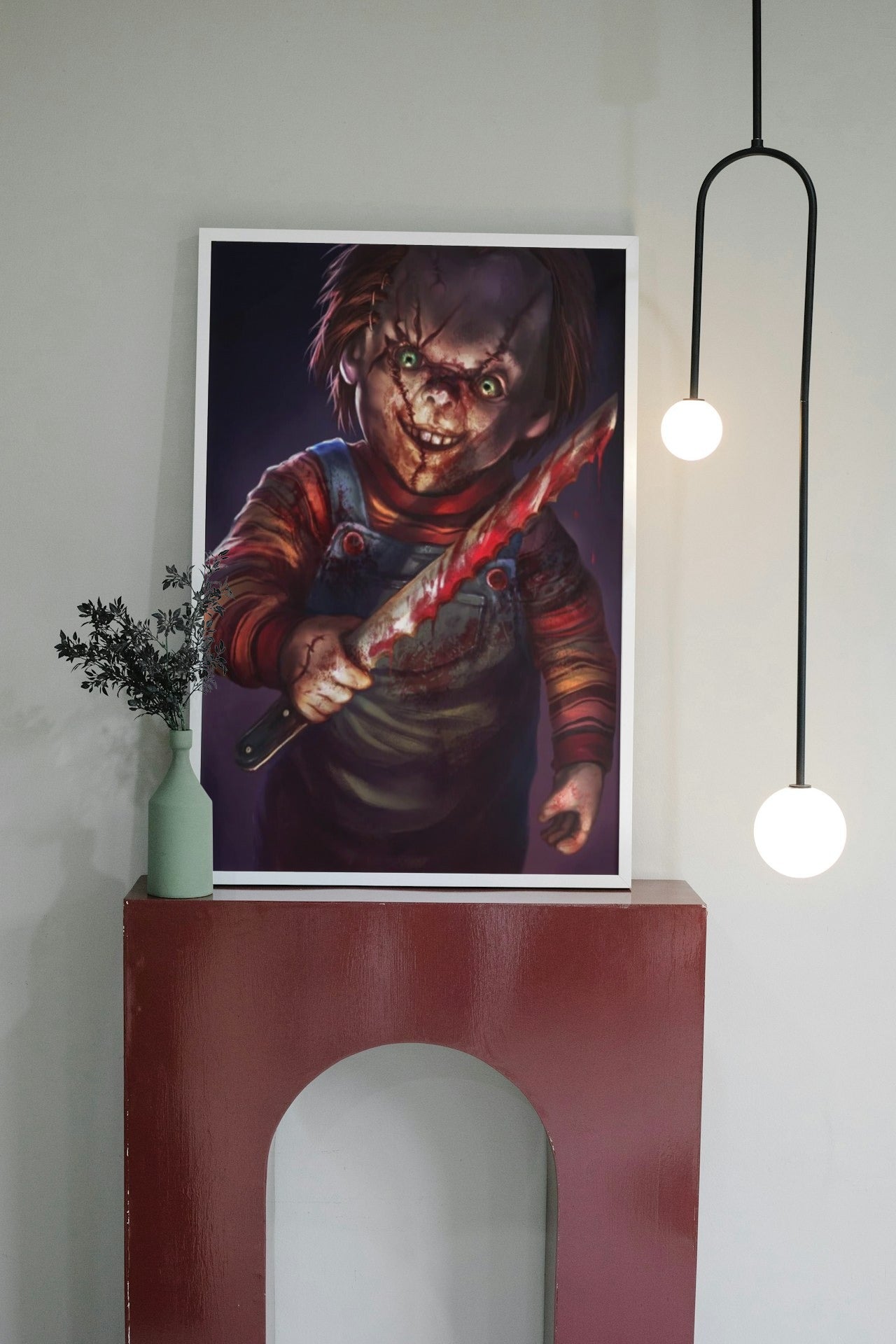 SPOOKY AND HORRIFYING CHUCKY CANVAS POSTER