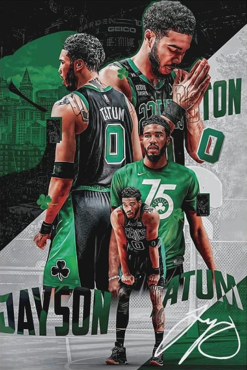 JASON TATUM CANVAS POSTER