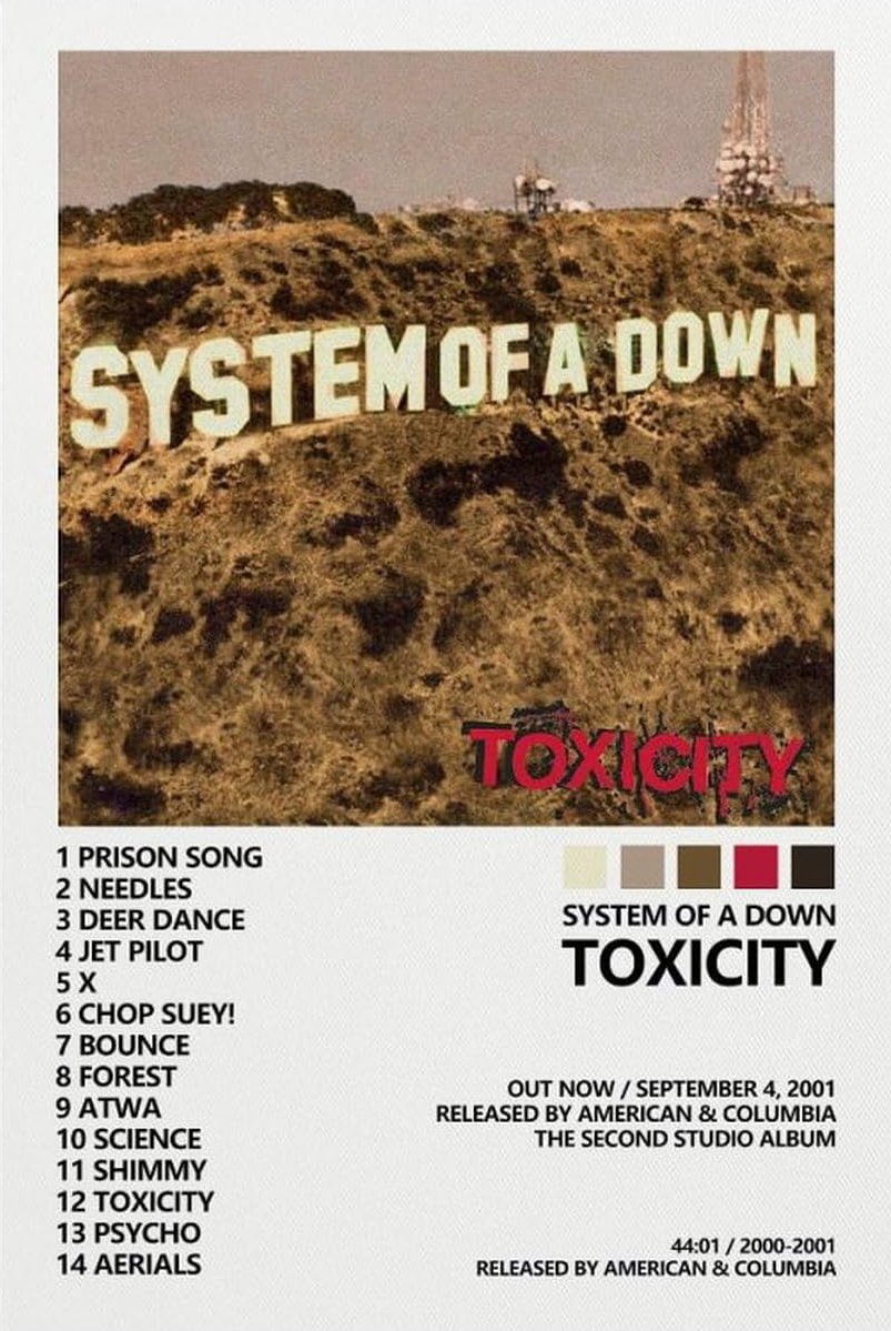 SYSTEM OF A DOWN "TOXICITY"