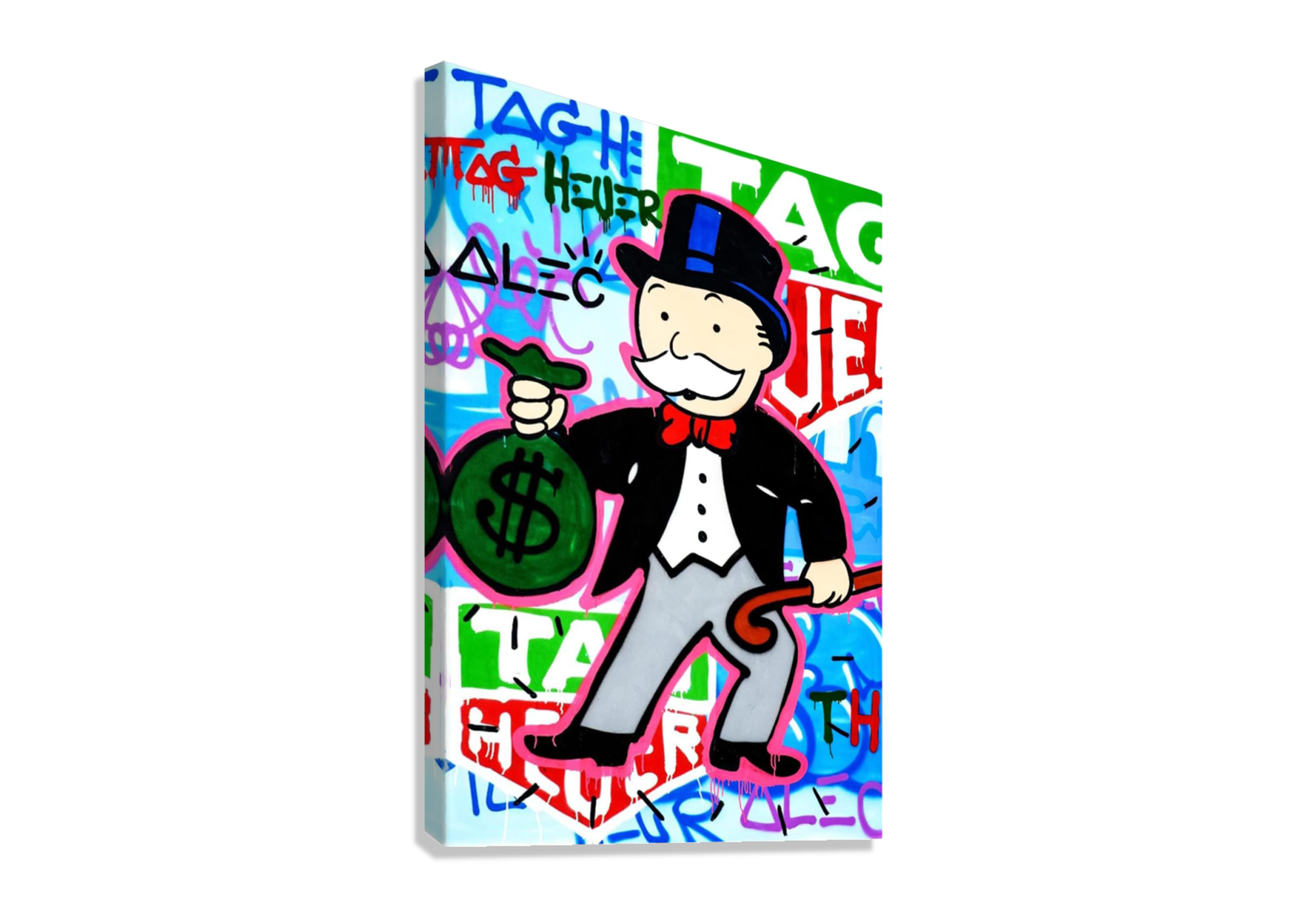 MONOPOLY X TAG HEUR CANVAS POSTER