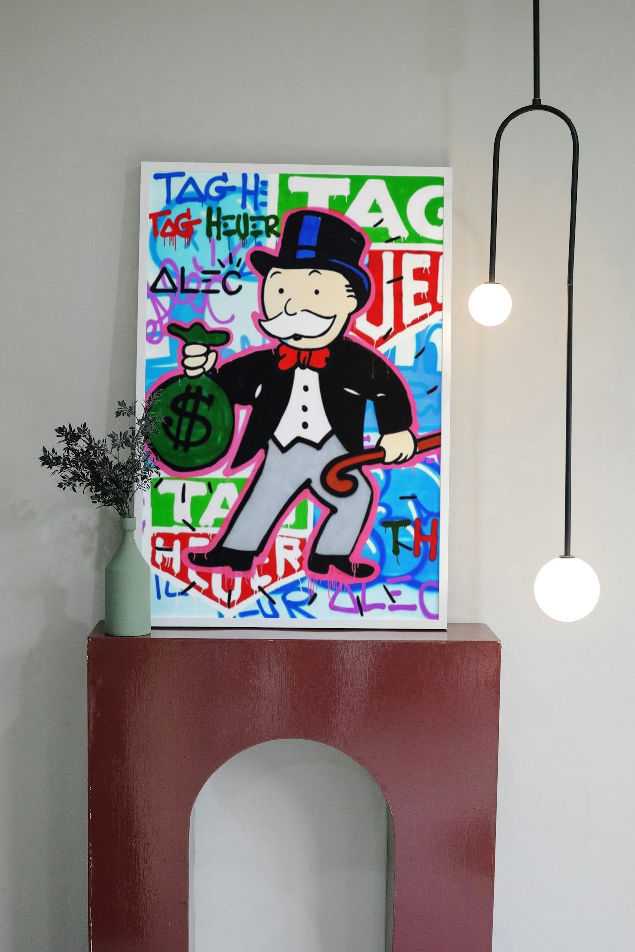 MONOPOLY X TAG HEUR CANVAS POSTER