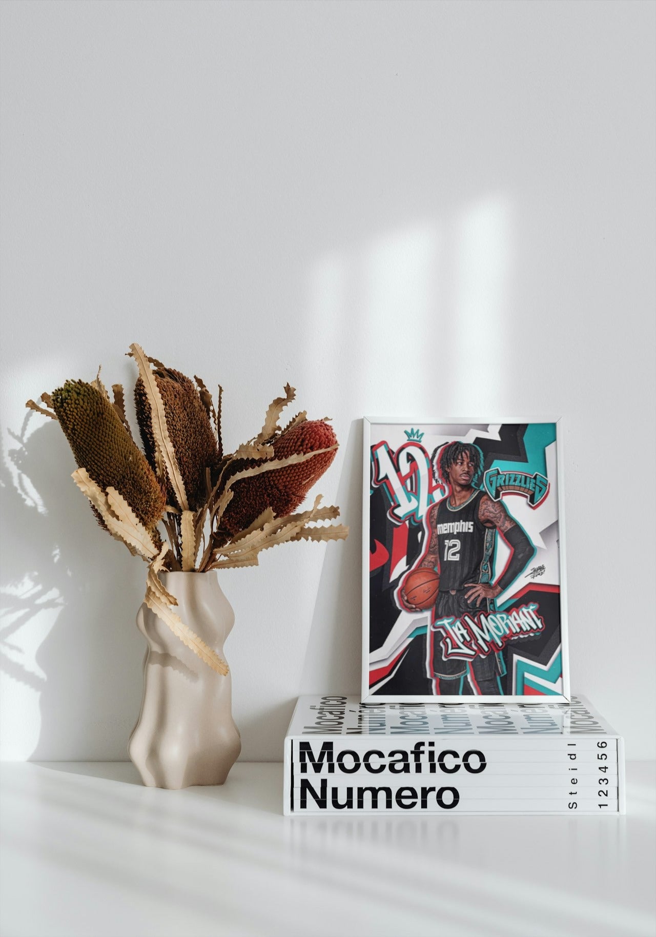 JA MORANT GRIZZLIES CANVAS POSTER