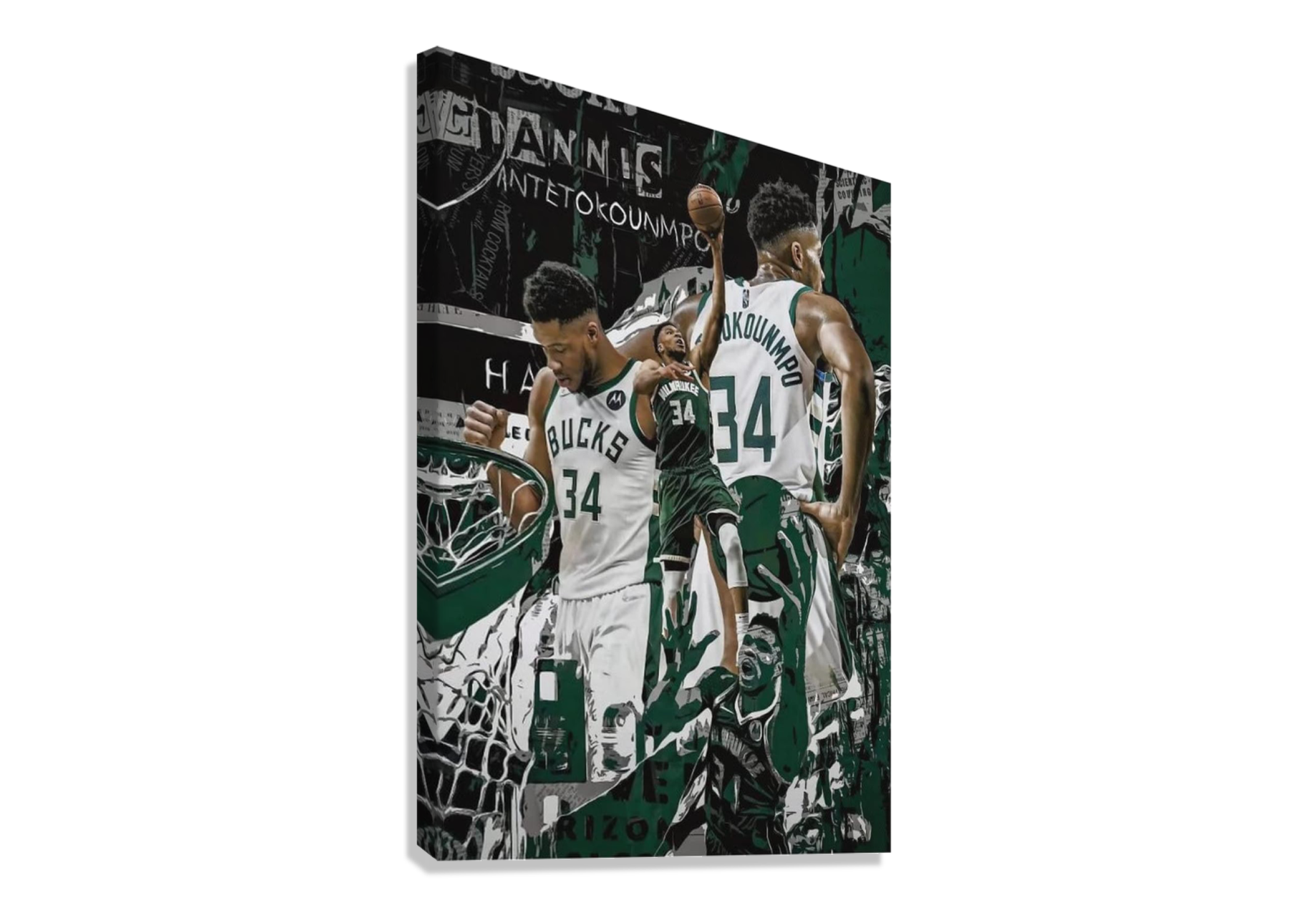 GIANNIS ANTETOKOUNMPO CANVAS POSTER
