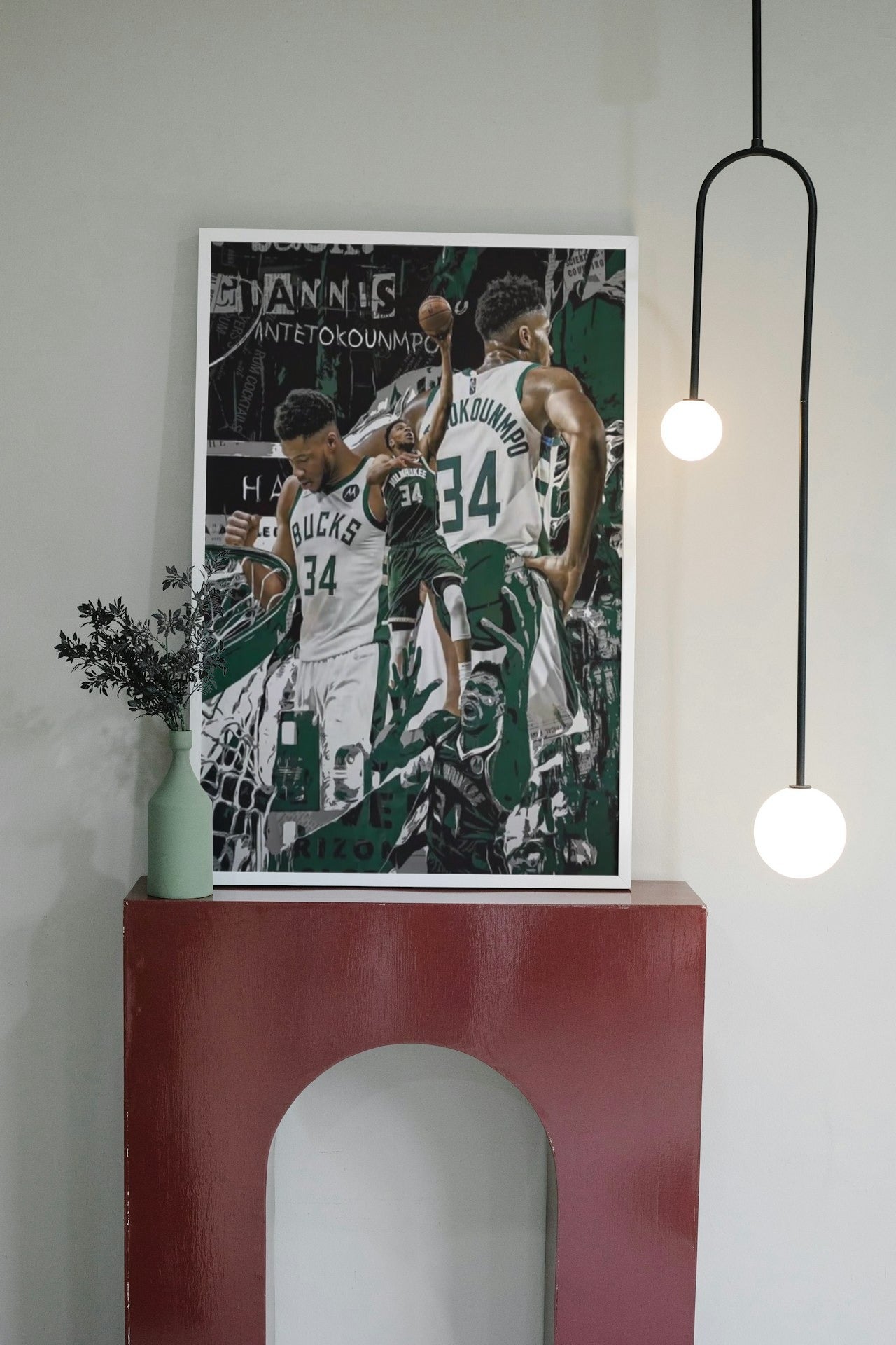 GIANNIS ANTETOKOUNMPO CANVAS POSTER