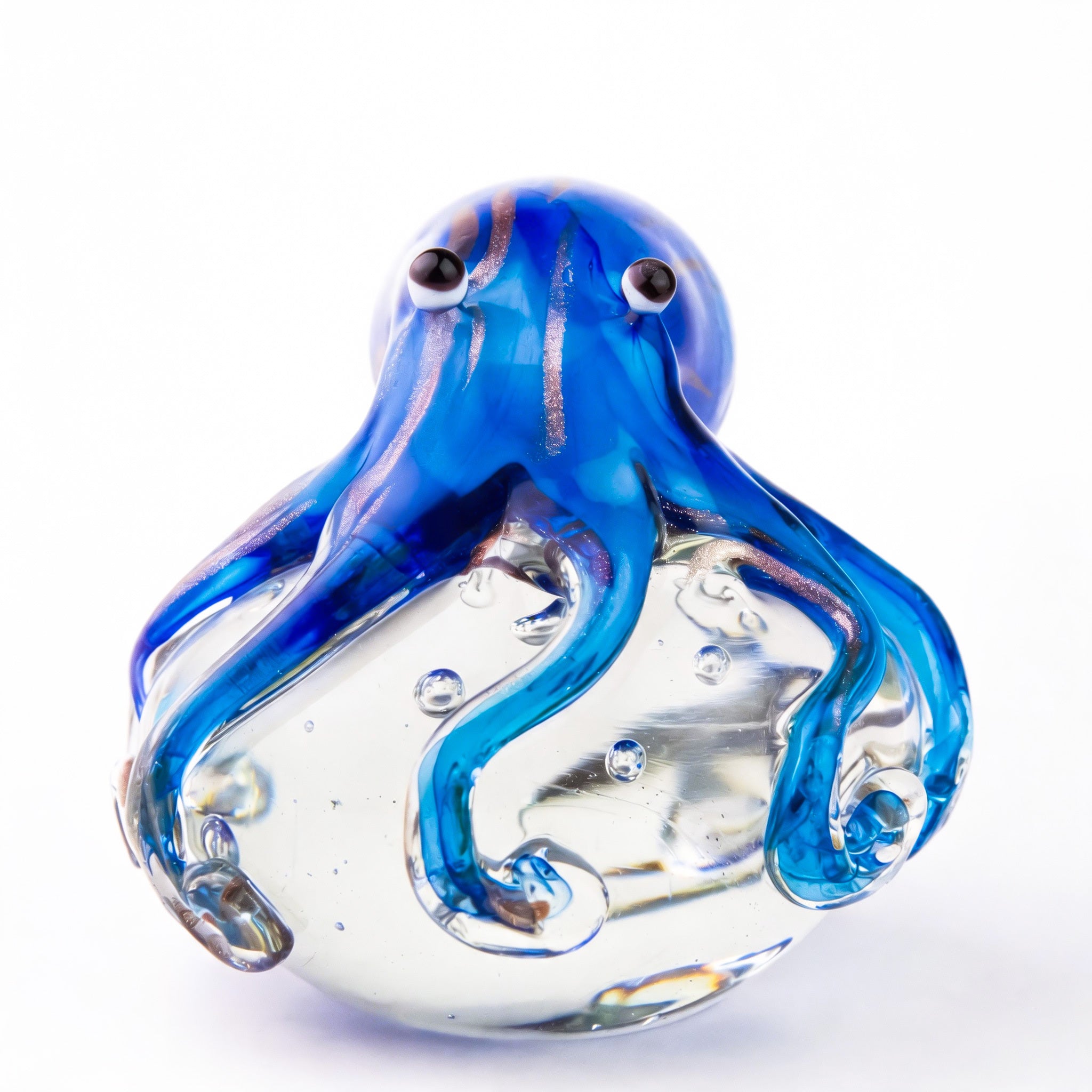 Tnessential Handmade Octopus Blown Glass Figurine 3D Decor