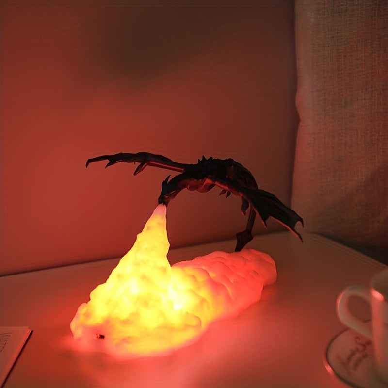 Tnessential Fire Dragon Lamps 3D Decor