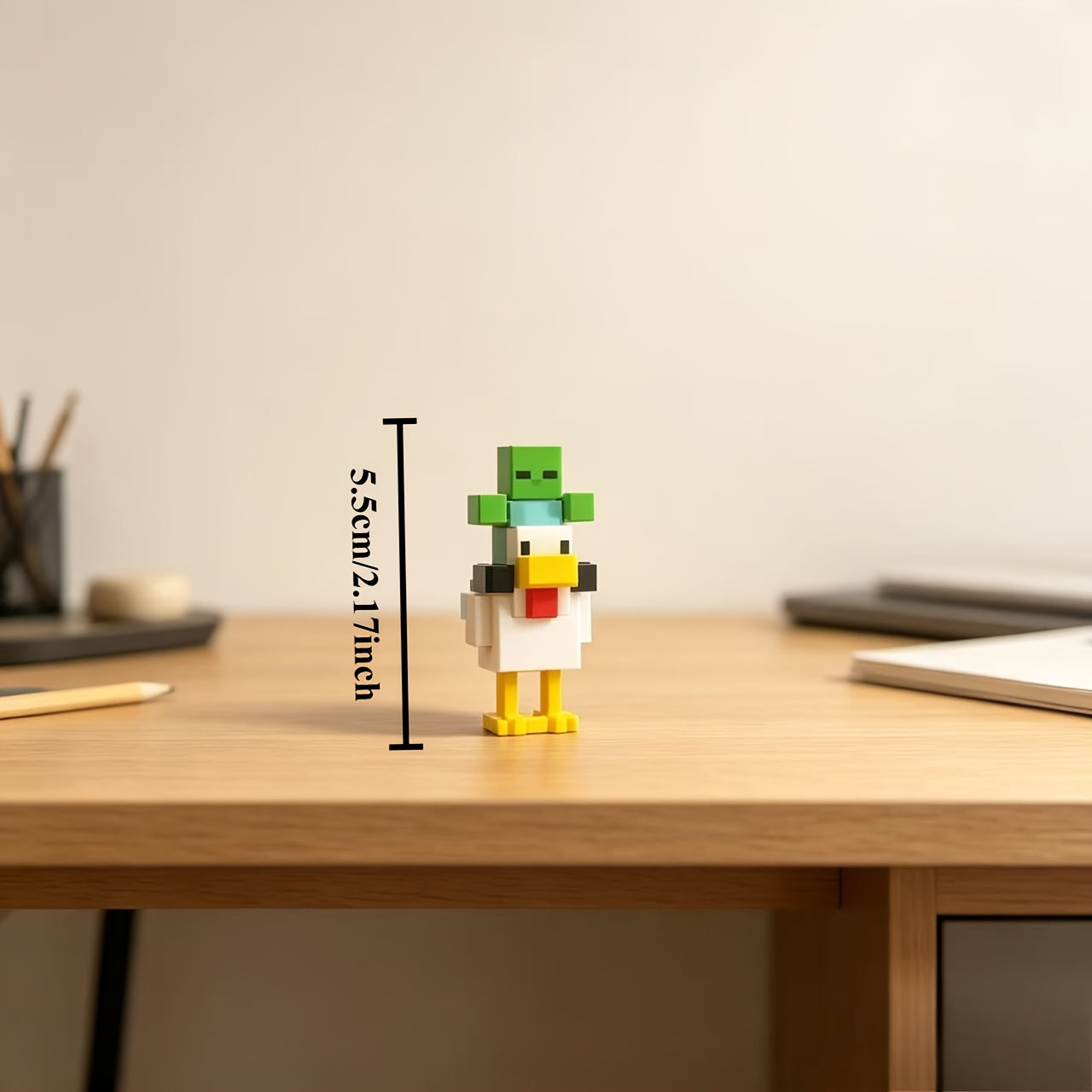 Tnessential Printed Chicken Knight Collected Characters 3D Decor