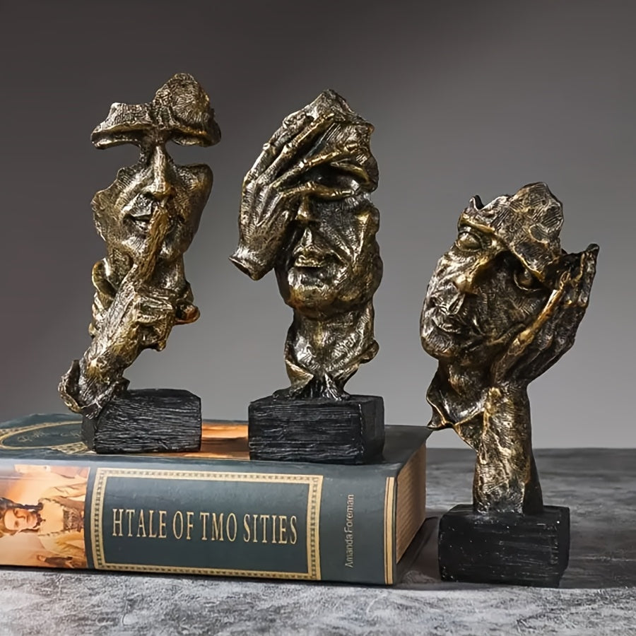 Tnessential Thinker Statue 3D Decor