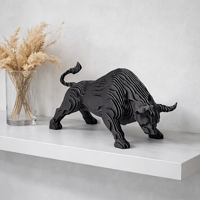 Tnessential Decorative Bull Statue 3D Decor