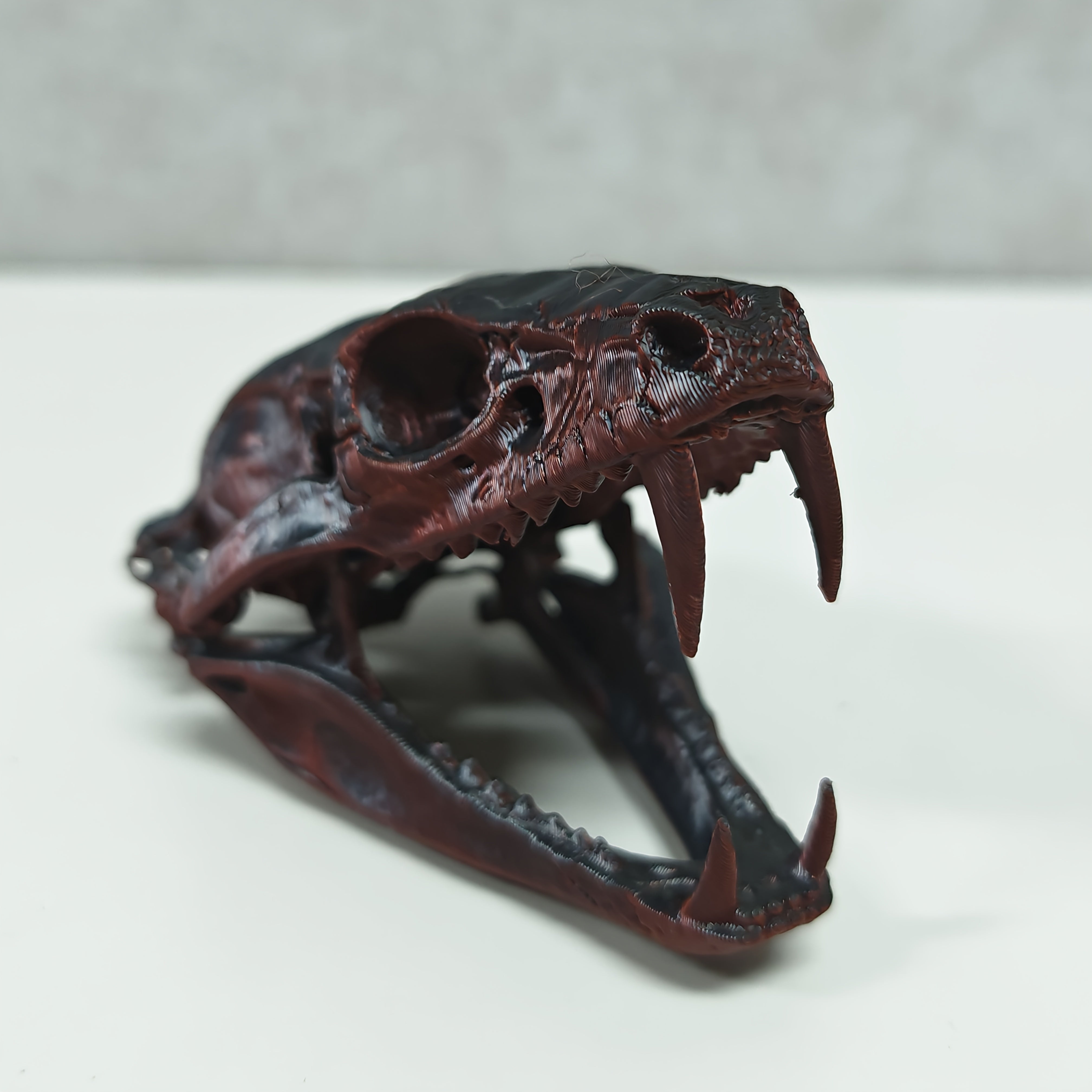 Tnessential Cool Cobra Skull Statue 3D Decor