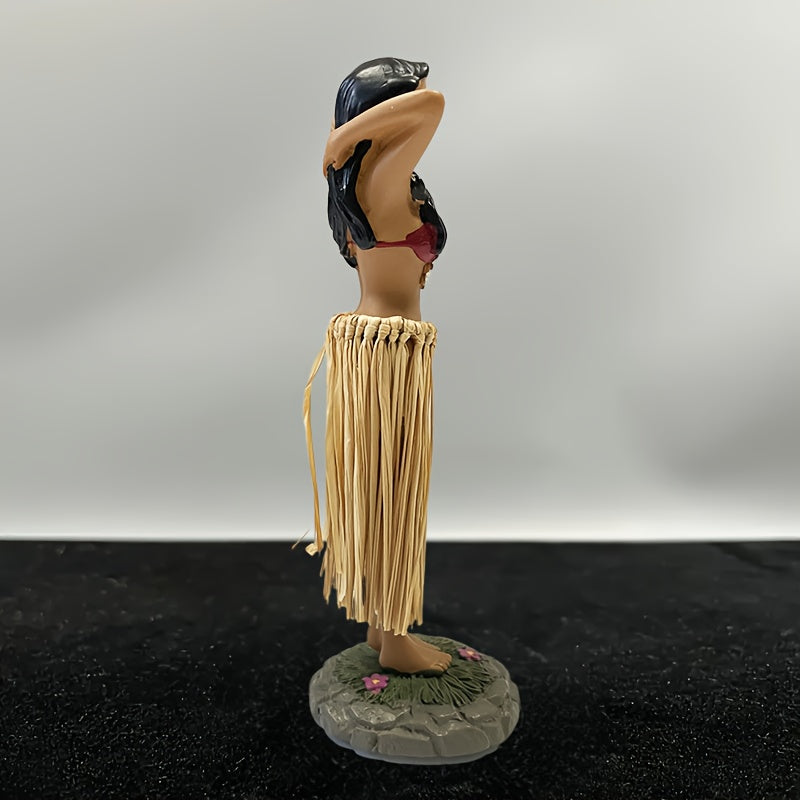 Tnessential Hawaiian Girl Hip-shaking Figurine 3D Decor