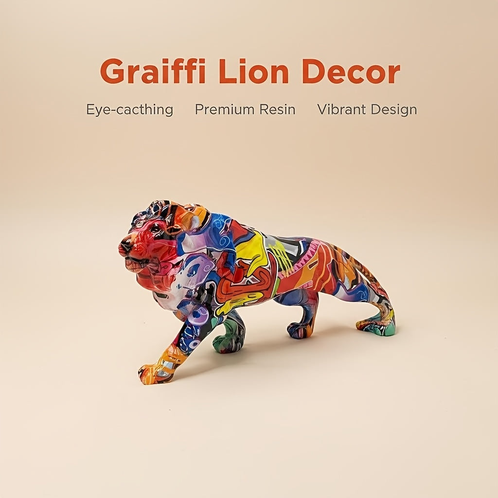 Tnessential Modern 3D Lion Statue 3D Decor