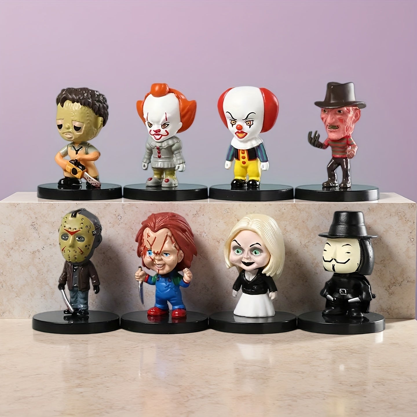 Tnessential Horror Movie Figure Dolls Collectors 3D Decor