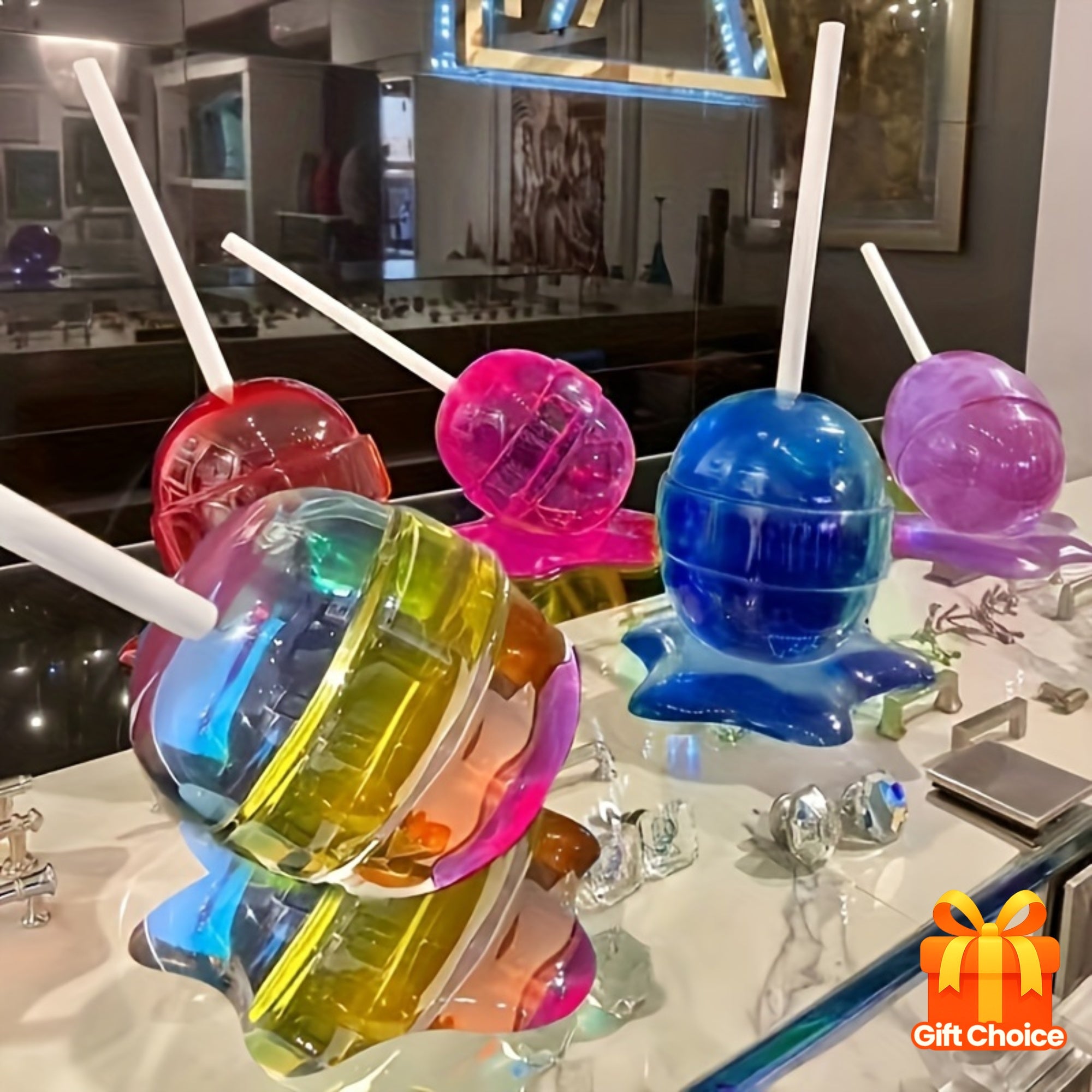 Tnessential Melted Lollipop Ornament 3D Decor