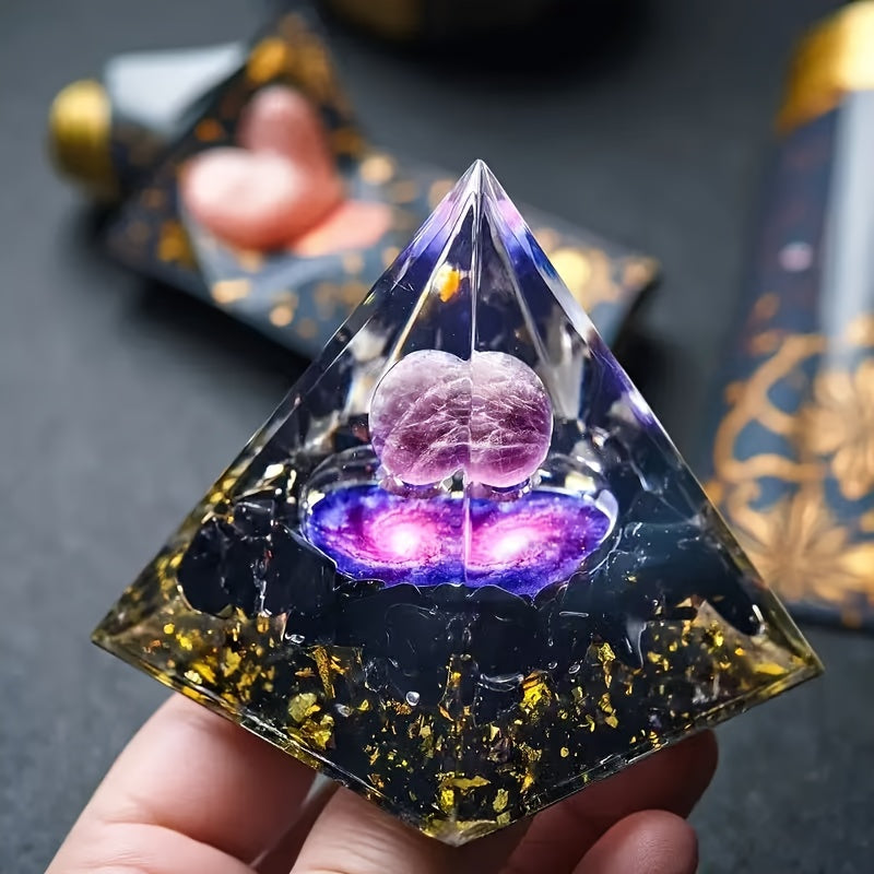 Tnessential Pure Handmade Pyramid Ornament 3D Decor