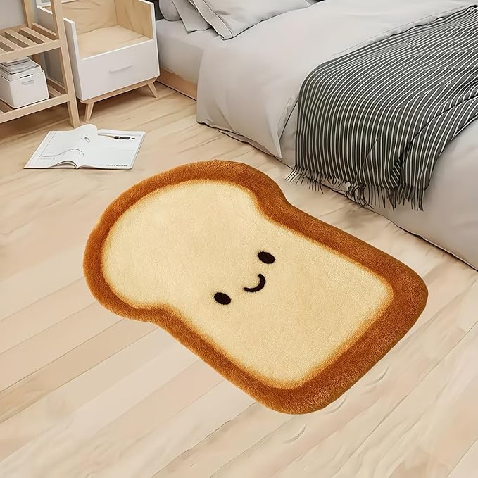 CUTE TOAST BREAD RUG