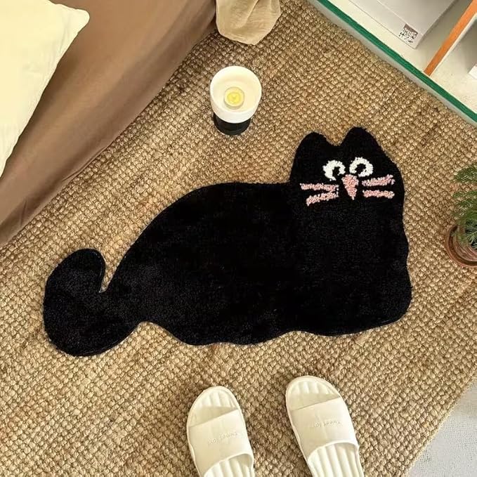 FUNNY CAT RUG 2 PIECE RUG