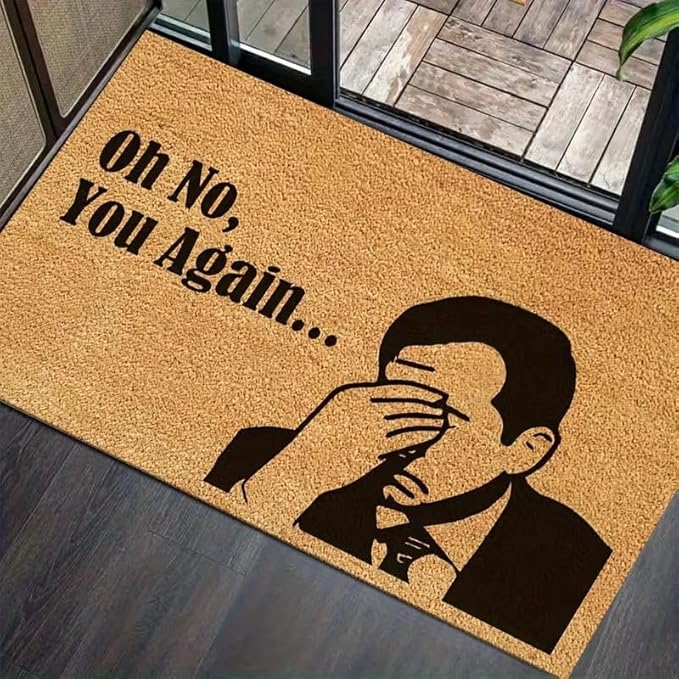 FUNNY AESTHETIC WELCOME MAT