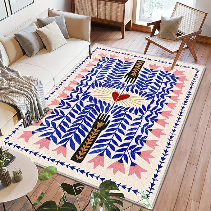 HEART ABSTRACT RUG