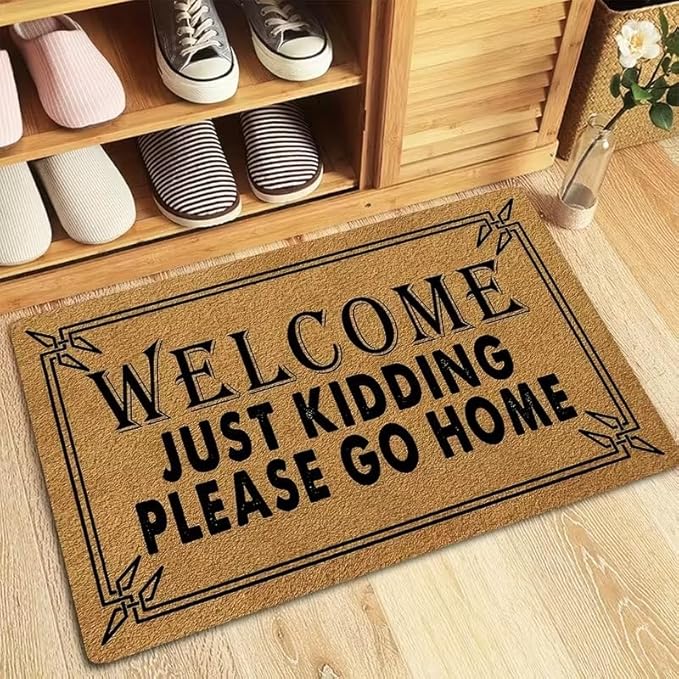 FUNNY WELCOME RUG