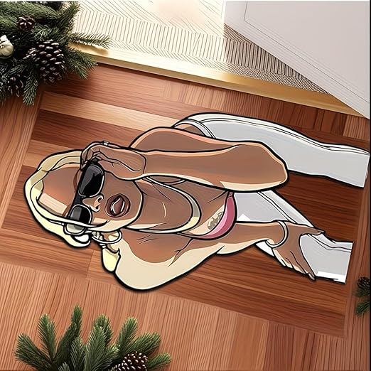TRENDY GTA FEMALE FIGURE RUG