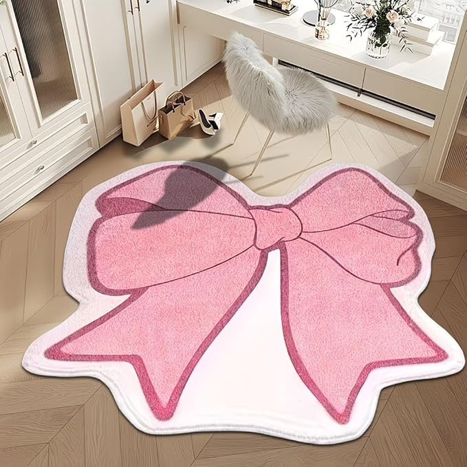 PINK BOW RUG