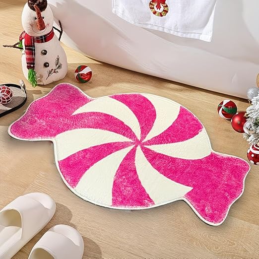 PINK CANDY SWIRL RUG