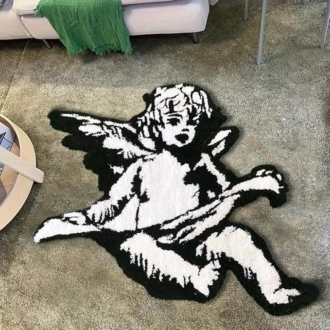 Cute Funny Cupid Rug