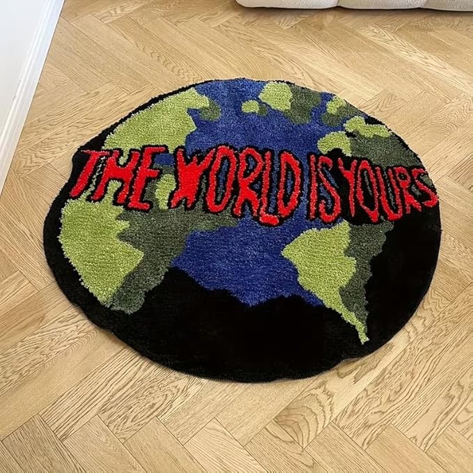 THE WORLD IS YOURS RUG