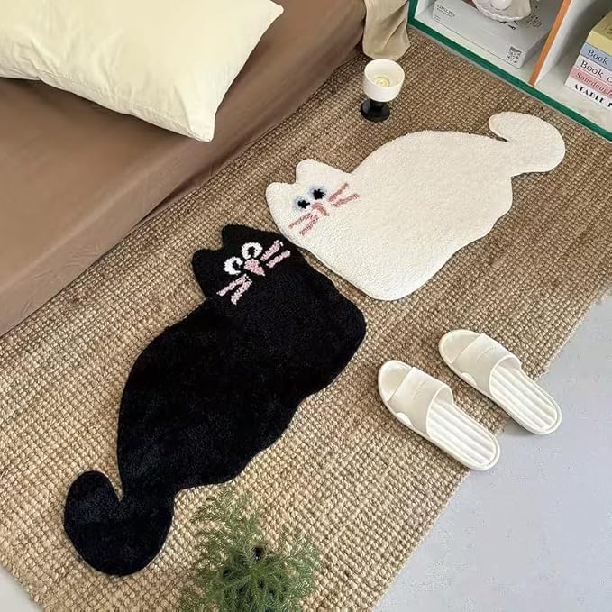 Funny Cat Rug 2 Piece Rug