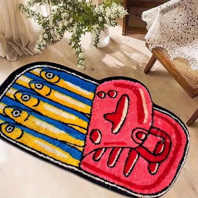 FUNNY SARDINE CAN RUG