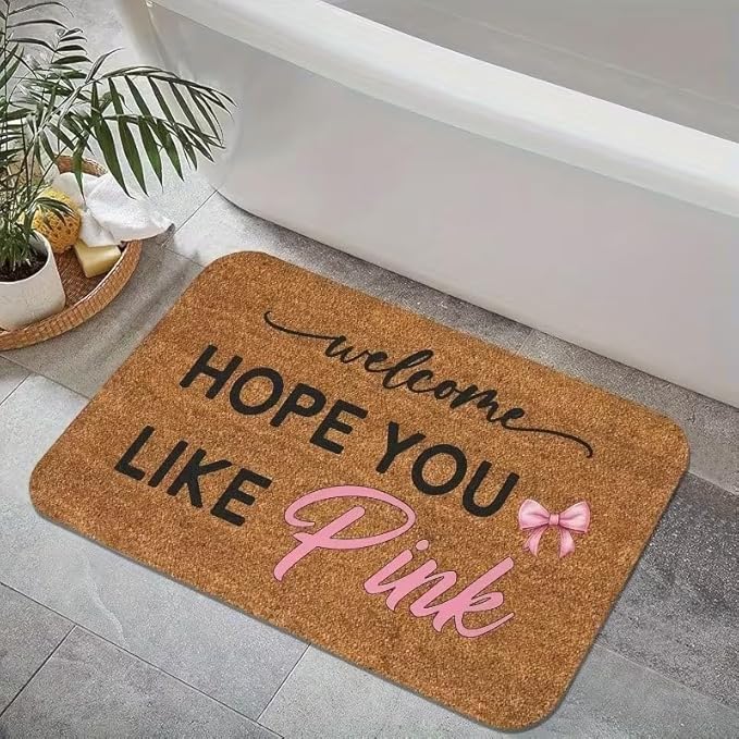 CLASSIC "HOPE YOU LIKE PINK" RUG