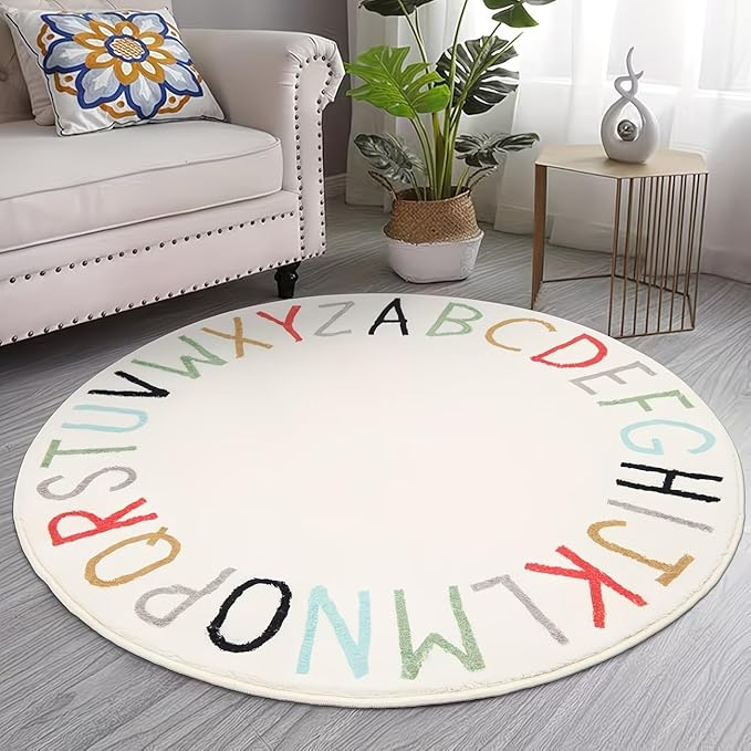 COLORFUL ALPHABET KIDS RUG