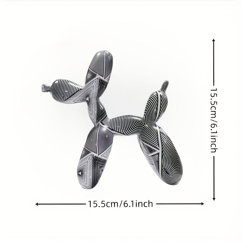 Tnessential Charming Balloon Dog Sculpture 3D Decor