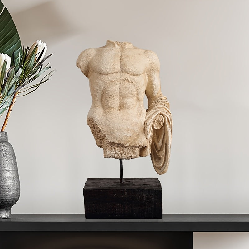 Tnessential Inch Greek Roman Torso Sculpture 3D Decor