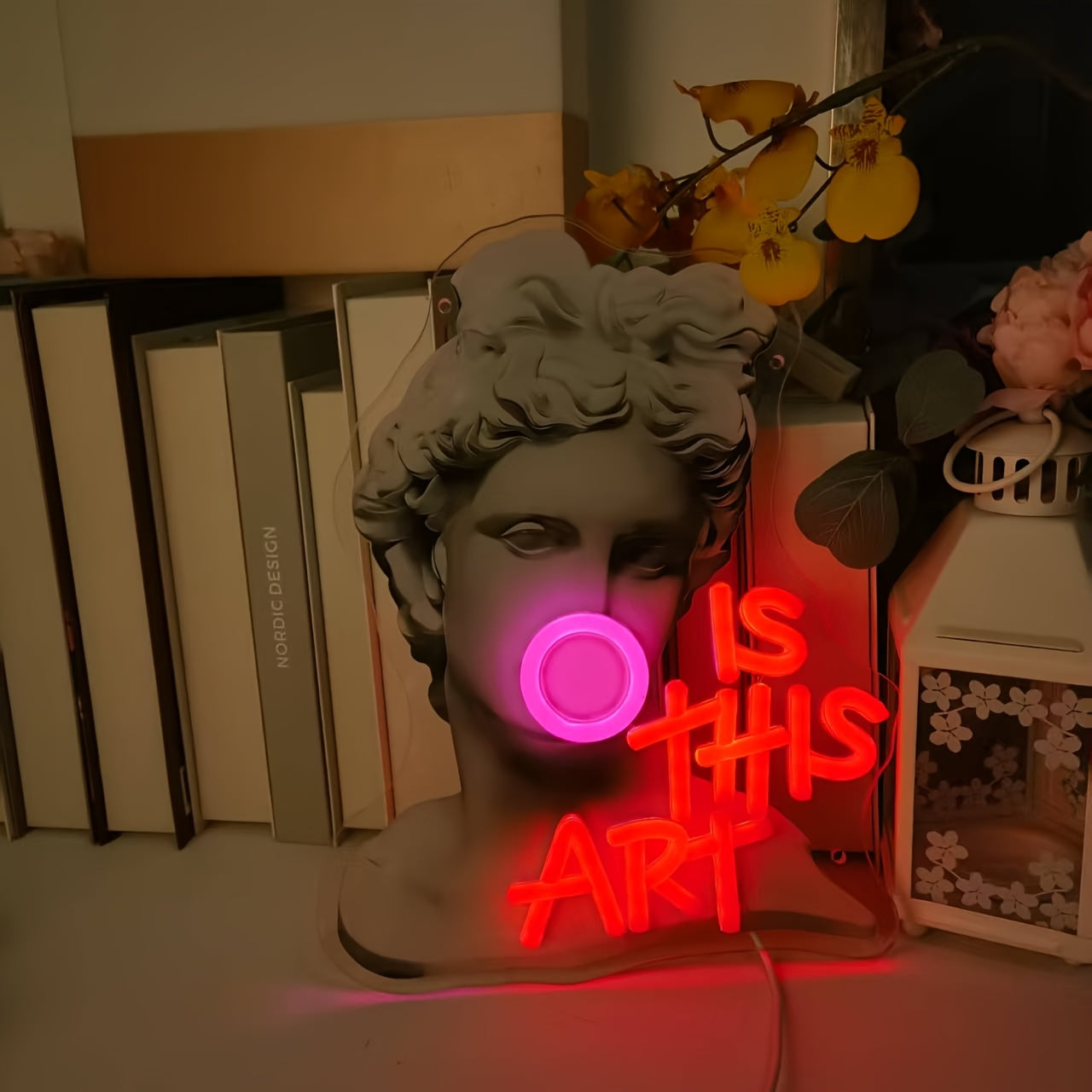 Tnessential IS THIS ART UV Printed LED Neon Sign 3D Decor