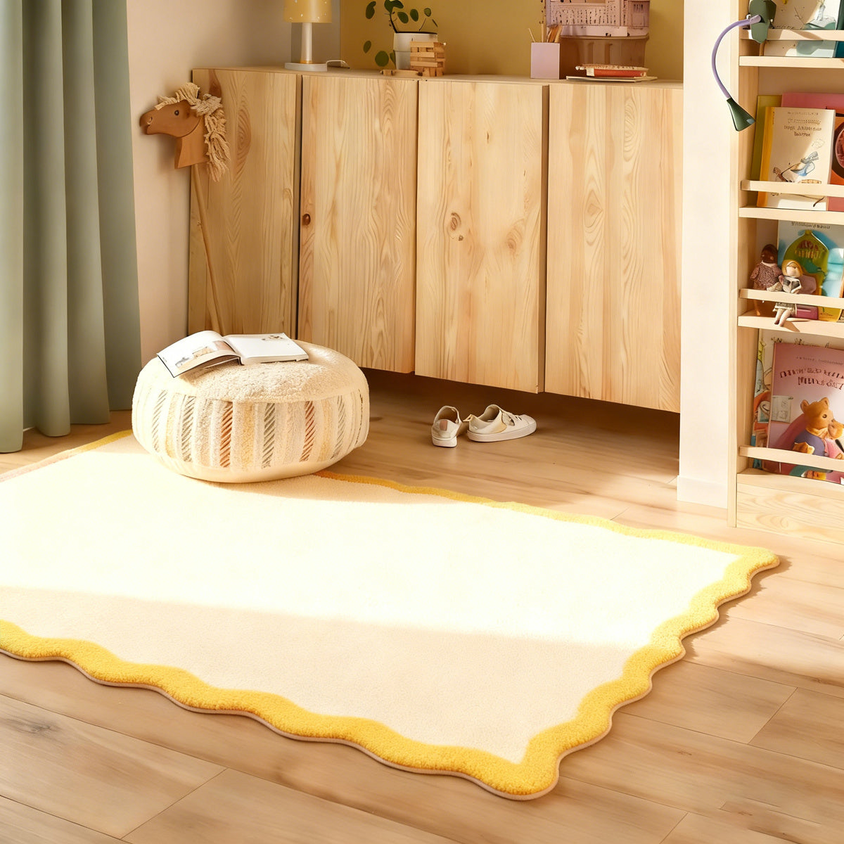 CREAM IRREGULAR 25 RUG view 3