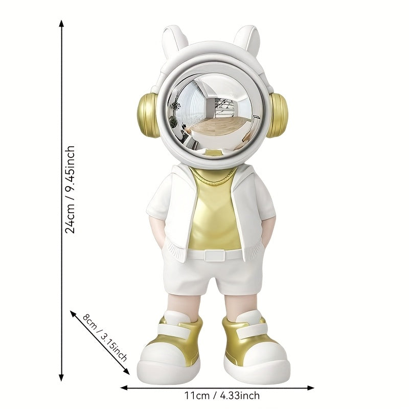 Tnessential Incredibly Cool Astronaut Figurine 3D Decor