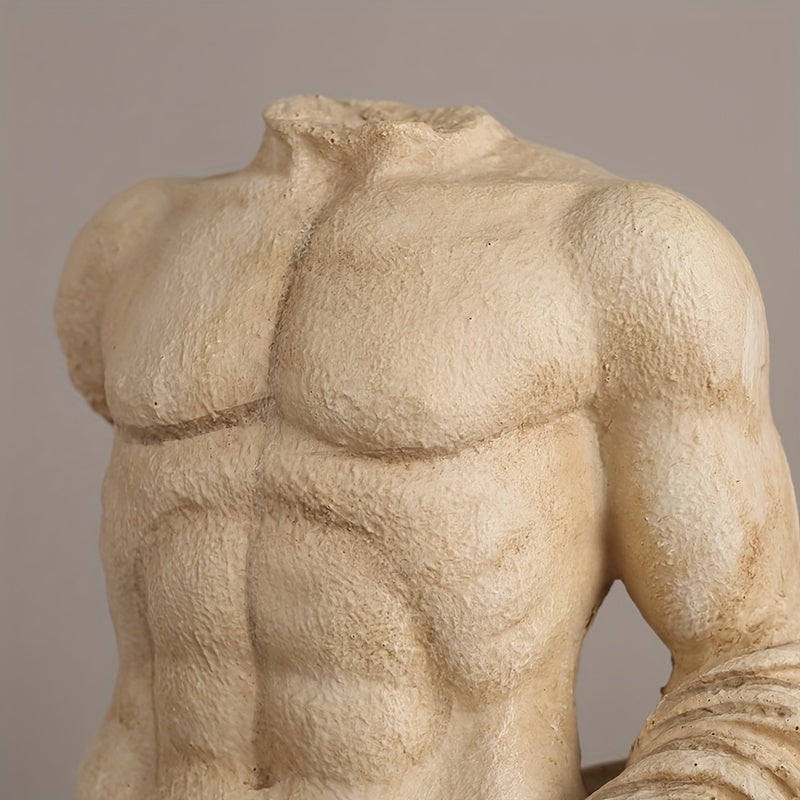 Tnessential Inch Greek Roman Torso Sculpture 3D Decor