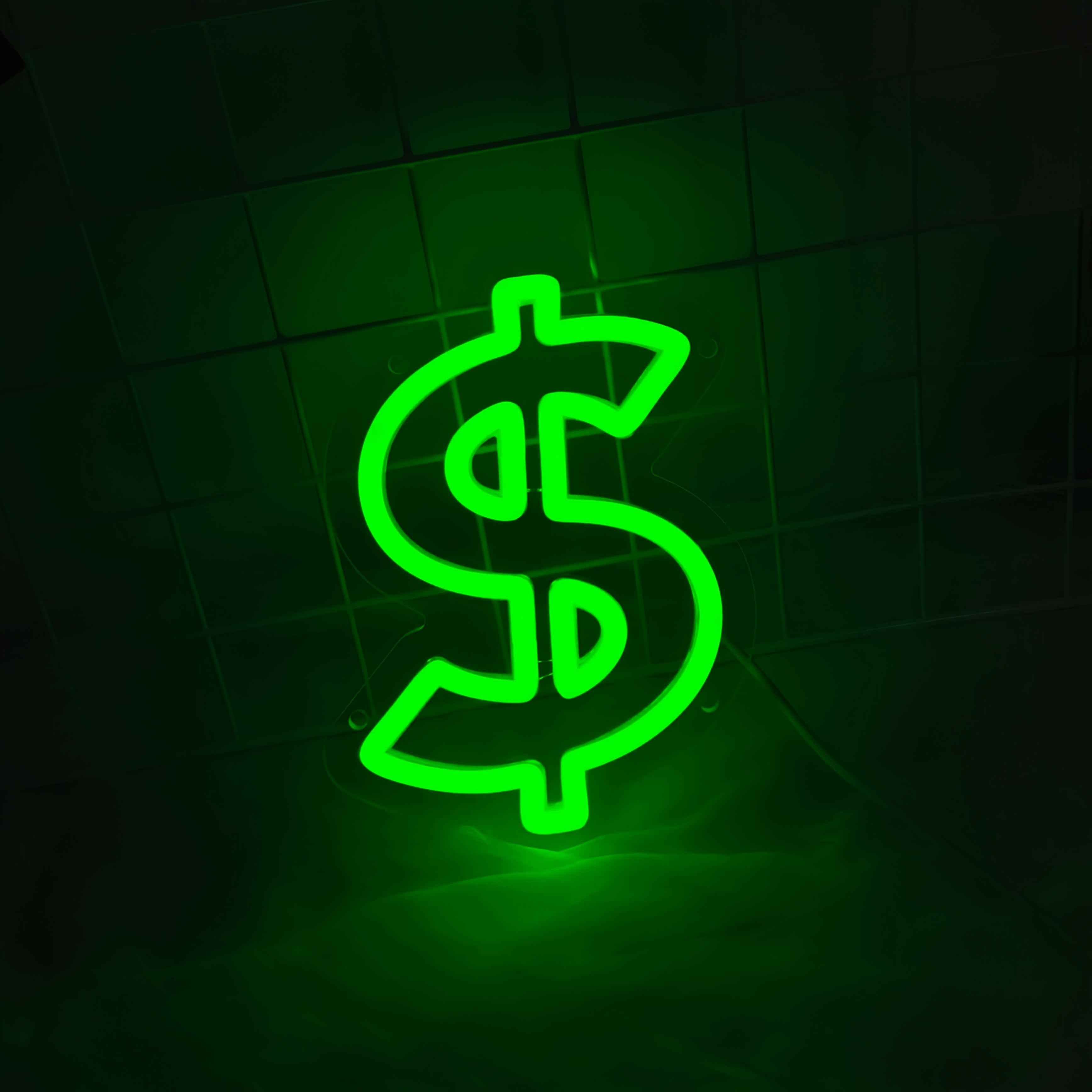 Tnessential LIUYANG Dollar $ Neon Sign LED Wall Art 3D Decor
