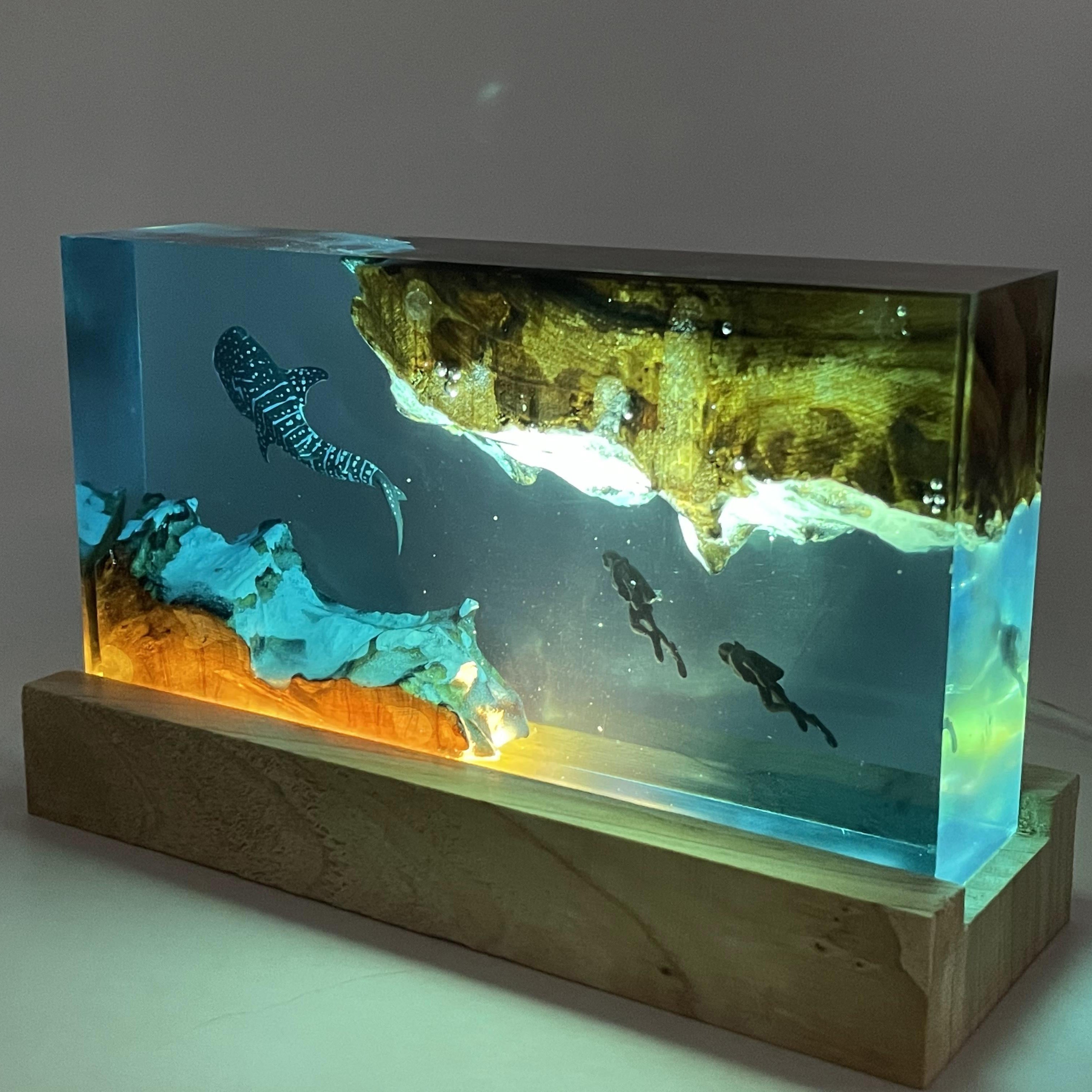 Tnessential Whale Resin Lamp 3D Decor