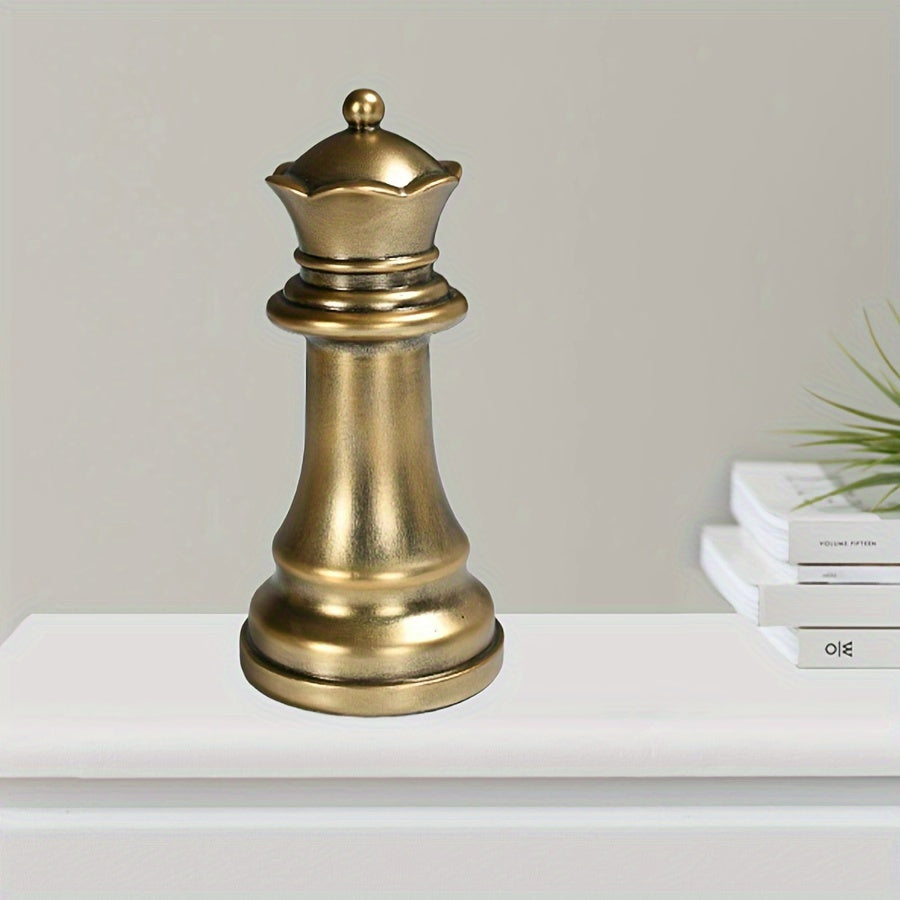 Tnessential Resin Chess King Decorative Piece: Indoor and Outdoor Use 3D Decor