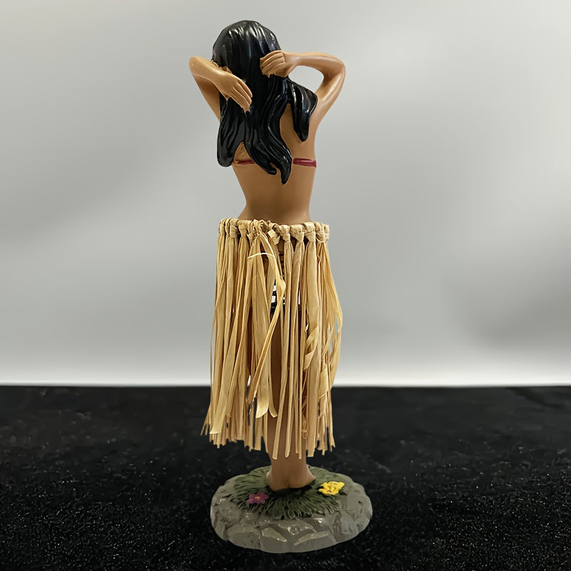 Tnessential Hawaiian Girl Hip-shaking Figurine 3D Decor