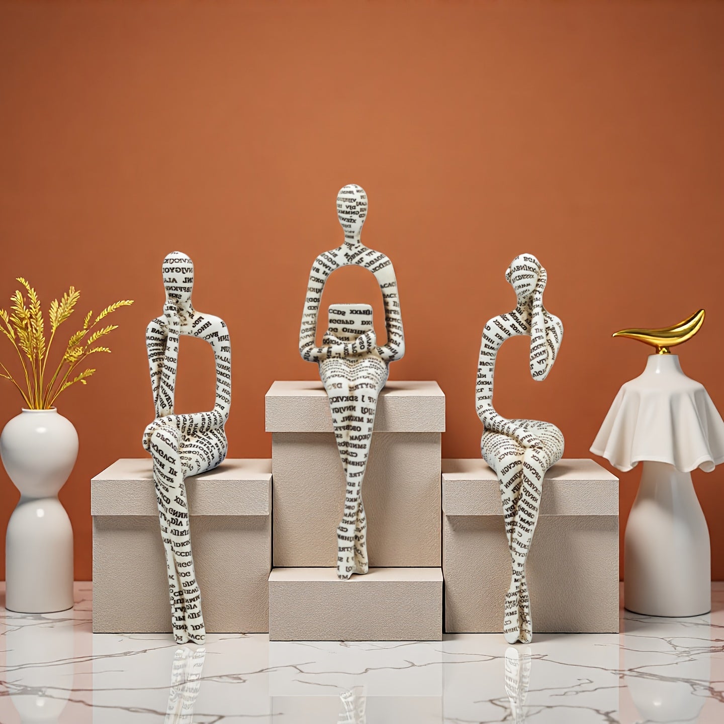 Tnessential Philosophy Figurines 3D Decor